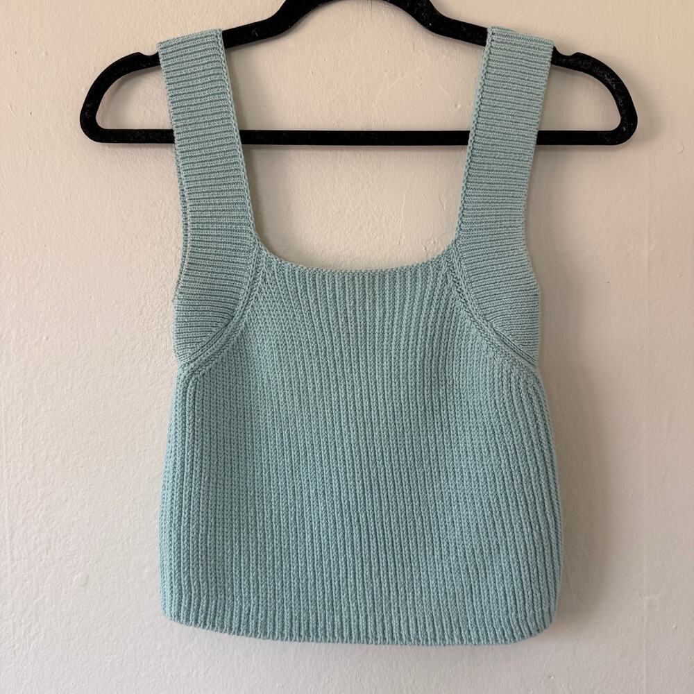 Vince Knit Teal tank top